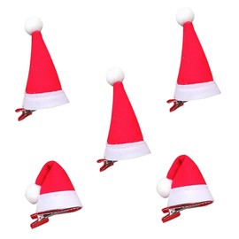 Pack of 10 Christmas Hat Hair Pins, Christmas Hair Clips, Cute Hair Accessories, for Christmas Party Decorations, Hair Accessories for Girls