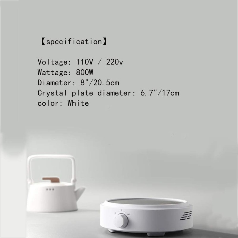 Small Electric Stove 800W Portable Countertop 6.7" Hot Plate Multifunctional