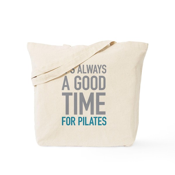 CafePress Pilates Tote Bag Natural Canvas Tote Bag, Reusable Shopping
