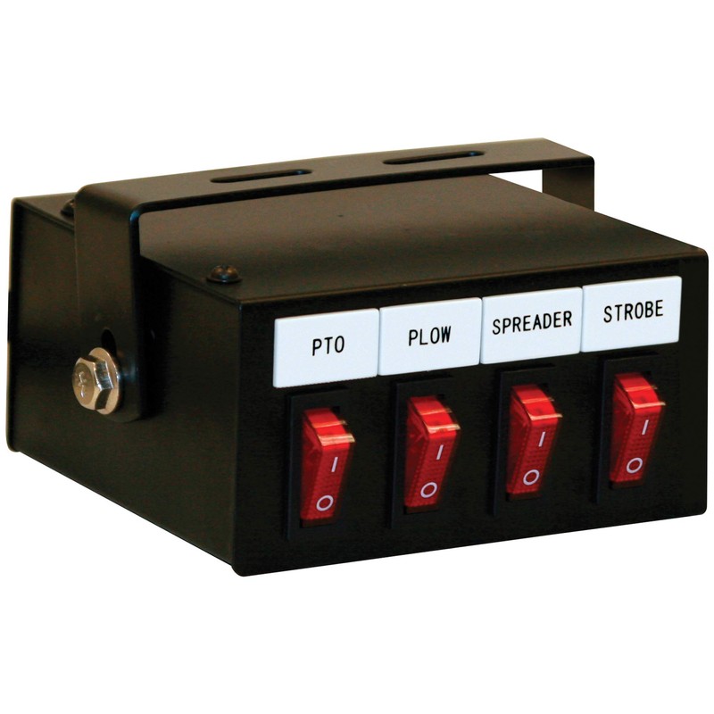 Buyers Products Switch Box, Black Powder Coated (6391104)