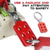Hasp, padlock, mini master lock for lock, safety latch compartment,