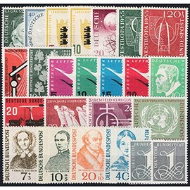 Goldhahn BRD Bund Jahrgang 1955 Mint NH MNH Complete Stamps for Collectors