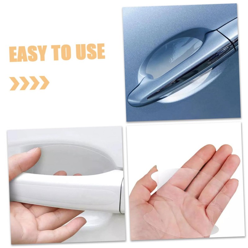 Mobestech Door Handle Guard Car Door Edge Protector Anti-Scratch Sticker