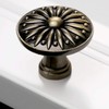 Lemfema Drawer Pulls, Antique Style, 5 Pieces, 3 Sizes Included,