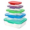 Sistema Nest It Food Storage Containers with Lids, Space Saving