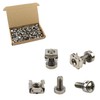 Gad2go 50 Pack Rack Mount Cage Nuts Screws and Washers