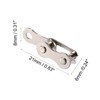 X AUTOHAUX 6 Pair Single Speed Silver Tone Chain Master
