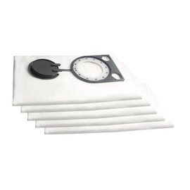 5 Pcs 2605411167 Replacement Filter Bags Dust Collection Bags Fit For Bo-sch Gas 25 Professional Dust Extractor - White