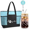 Bulyoou 3 Pcs Christmas Vet Tech Gifts Tote Bag with