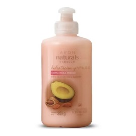 Crema Para Peinar Con Almendras Y Aguacate Naturals Avon