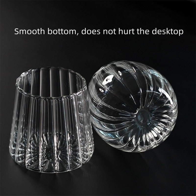TINGJUNN Glass Coffee and Tea Jar, Airtight Glass Jar ,