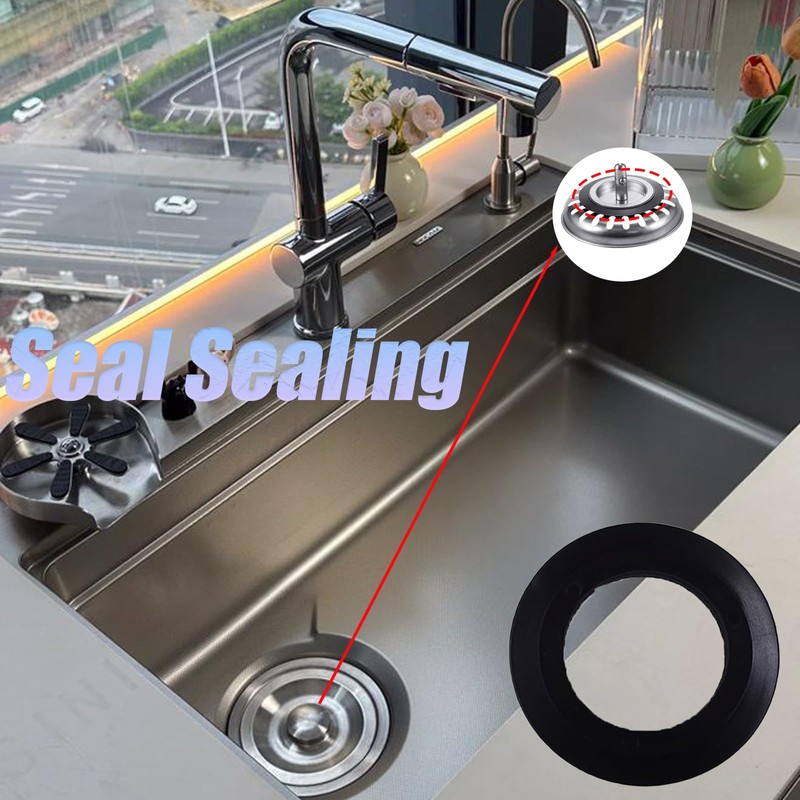 10 Pcs Rubber Sink Drain Seal Ring,O-Rings Gasket Seal for
