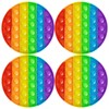 4-Piece Push Pop Bubble Toy Set - Bubble Popet Anti-Stress