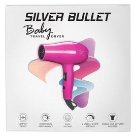 Silver Bullet Metallic Baby Dryer 1200W - Pink