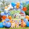 Mishopy 118 Dog Blue Party Decorations Birthday Supplies Paw Balloons