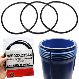 Captain O-Ring WS02X23544 O-Ring for GE GXWH60T Whole House Water Filter (3 Pack)