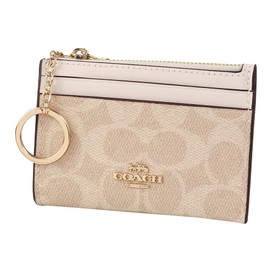 Coach CW870-IMXDM Women's Coin Purse, beige