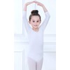 Soudittur Body Danza Bambina Balletto Body Leotards Costumi Cotone 3/4