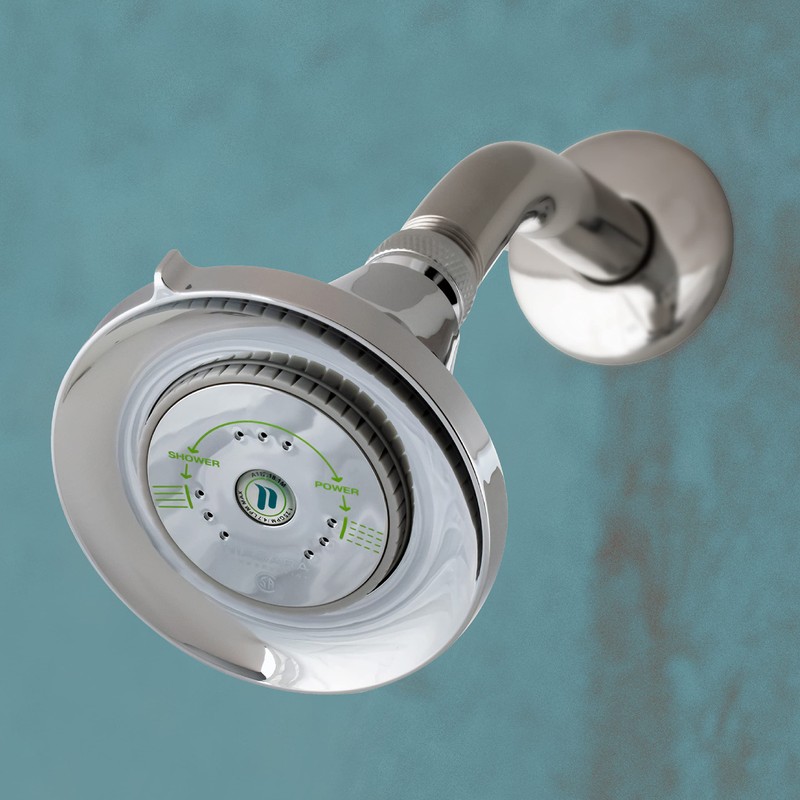 Niagara Conservation High Efficiency 1.75 GPM Earth Luxe 3-Spray Showerhead