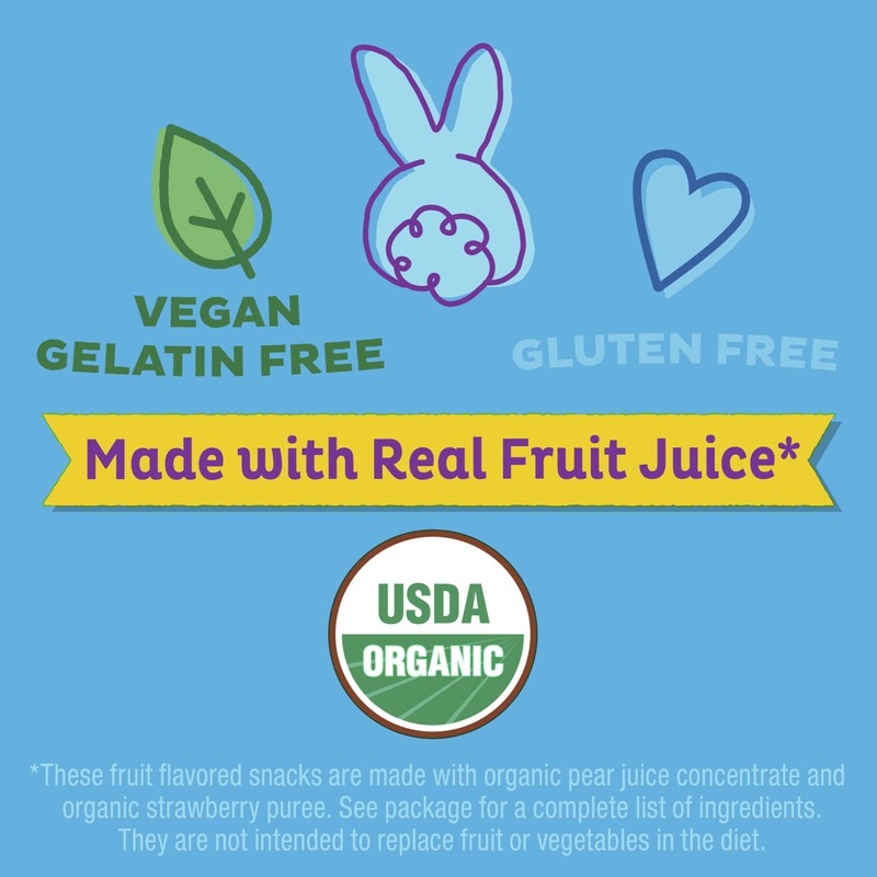 Annie's Organic Fruit Tape, Swirly Strawberry, Non-GMO and Organic Fruit