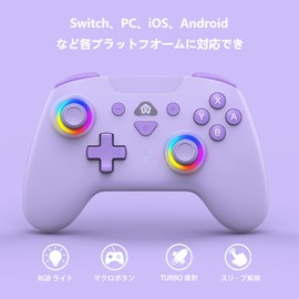 Switch コントローラー ワイヤレス (パープル)