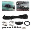 Anchor Trolley Kit with Rope Pulley Pad Eyes for Kayak