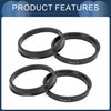 INFINAUTO Hub Centering Rings 64.1mm ID 72.6mm OD Car Wheel