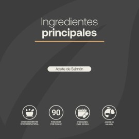 Omega 3 De Salmón 90 Cápsulas (epa - Dha). Salmon Oil B Life