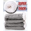 PROETRADE Men's Cuddly Socks Warm Stopper Socks Thick Winter Socks