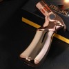 Torch Lighter 4 Jet Flame Refillable Butane Cigar Lighter Adjustable