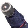 Champion CHM34MN58-N Mini Folding Umbrella, Navy, Hem Border Pattern, 23.8
