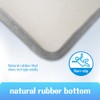 Jenen Jnzen Memory Foam Bath Mat - Ultra Absorbent Quick-Dry