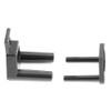 Barn Door Roller Guide, Sliding Door Guide, Black Premium Plastic