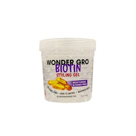 Wonder Gro Biotin Hair Styling Gel, 16 fl oz - Non-Flaking, Alcohol-Free, Maximum Hold