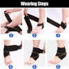 ZEACCT Pack of 2 Ankle Brace, Adjustable Ankle Support Strap,