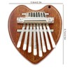 Luckious Mini Thumb Piano - Portable 8-Key Kalimba Solid Wood