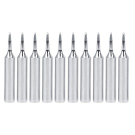 10Pcs 900M-T-1C Copper Iron Tip Lead‑Free Soldering Tool Replacement Soldering Accessory Soldering Equipment