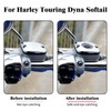 HDBUBALUS Front Brake Master Cylinder Cover Fit for Harley Touring