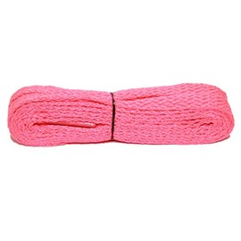 FootGalaxy Flat Laces (Shoelaces) For Boots And Shoes, 45, Neon-Pink