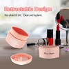 Retractable Flat Liquid Foundation Makeup Brush with Cover, Flat Top