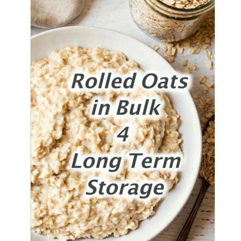 Our Nesting Box Rolled Quick Oats~Quick Cooking Oatmeal~Bulk 3Lb Mylar