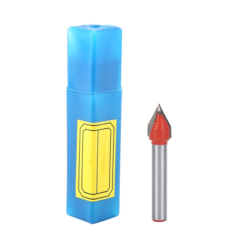 60°CNC Engraving V Groove 3D Router Bits 6x10mm 1/4" Shank