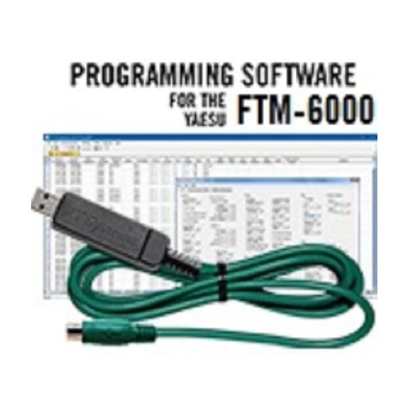 RT Systems Programming Software and USB Cable for Yaesu FTM-6000