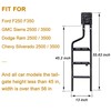 POKIAUTO Universal Foldable and 360° Rotatable Tailgate Ladder for Pickup