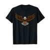 Eagle American Football Cartoon Character T-Shirt