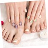 NOLITOY 6Pcs Marble Pattern Nail Transfer Stickers DIY Manicure Supplies
