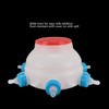 Lamb Milk Feeder Bottle, 6 Pacifier Round PC Plastics Easy