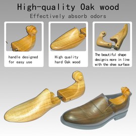yangjietf Oak Shoe Tree - Wood Shoe Trees for Men & Women, Wooden Shoe Stretcher Tree.