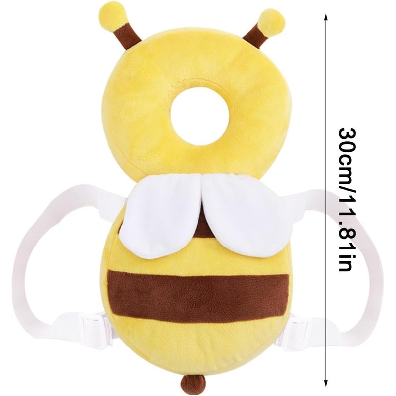 Little Bee Anti Falling Pillow Head Protector Cushion, with Horizontal