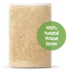 HealthiStraw GardenStraw, 3 cu ft (20 lbs) All-Natural Mulch for Gardens, Vegetables & Lawn Seeding – Water-Conserving Wheat Straw – Thoroughly Cleaned, Sustainable